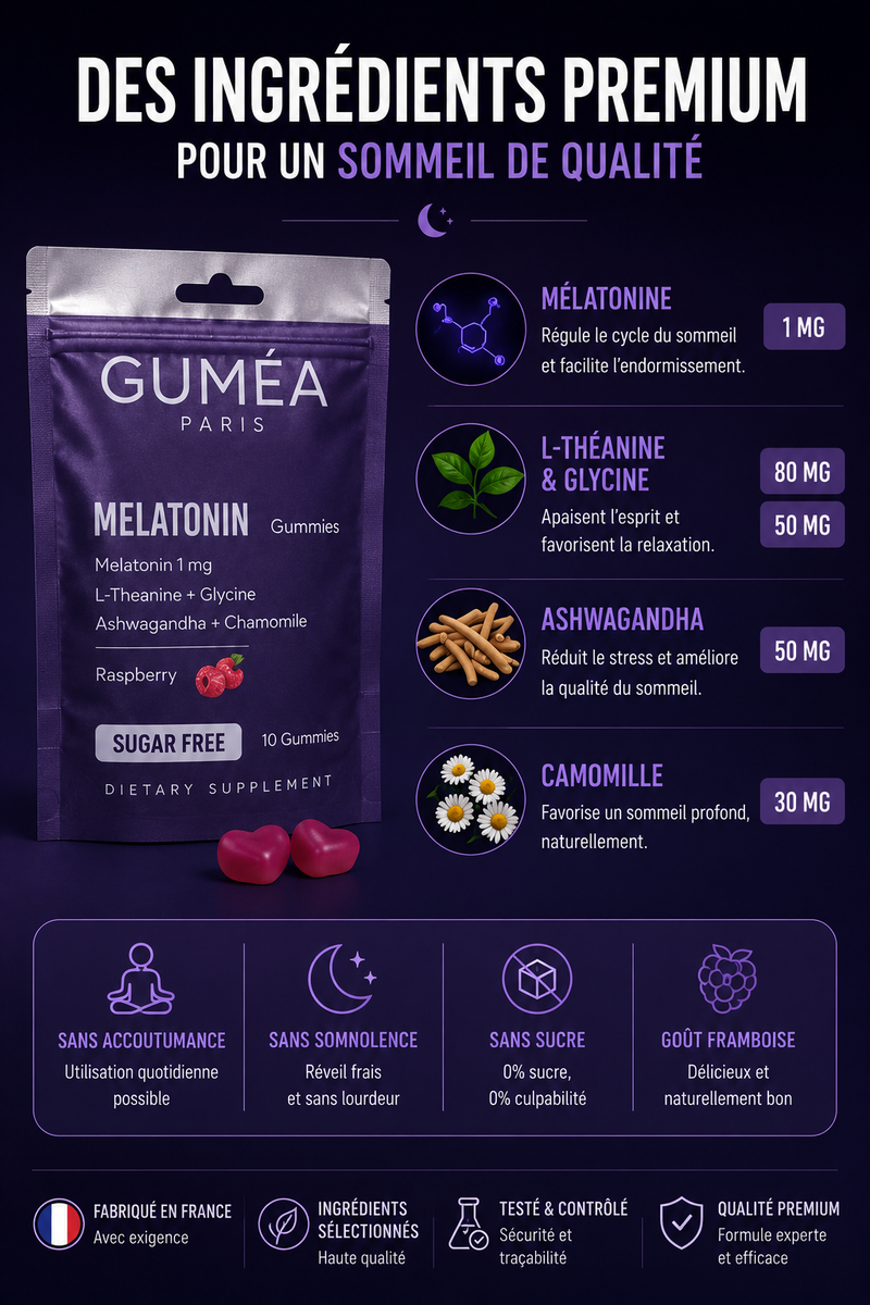 GUMÉA Mélatonine Gummies - Sleep Boost
