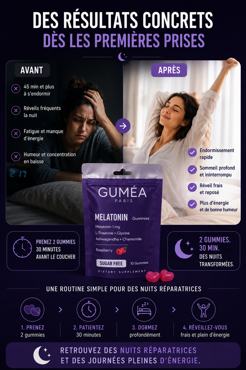 GUMÉA Mélatonine Gummies - Sleep Boost