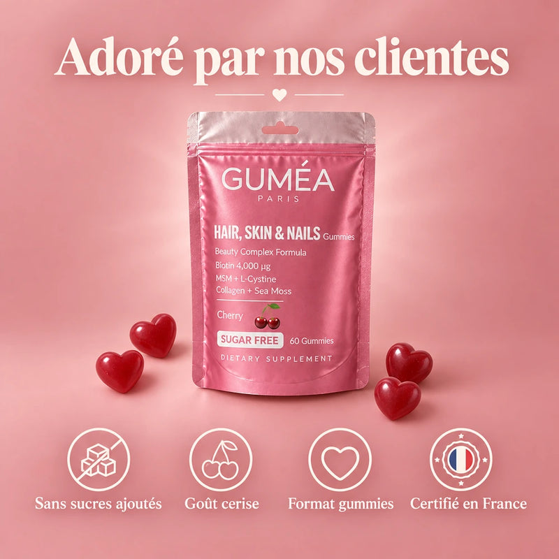 Guméa Hair, Skin & Nails, adoré par nos clientes